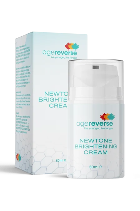 NewTone Brightening Cream for dark spot reduction and skin tone evening.