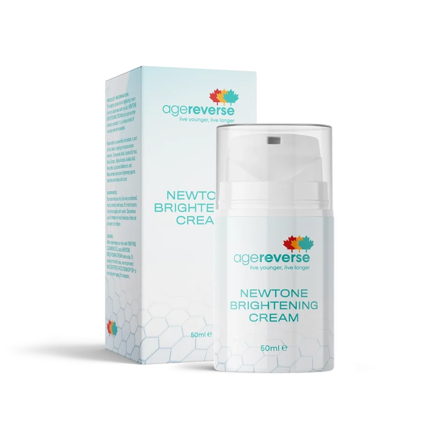 NewTone Brightening Cream for dark spot reduction and skin tone evening.